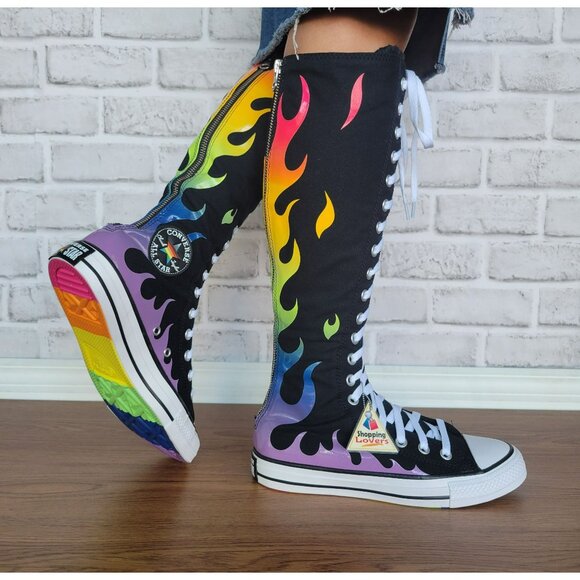 ❤️Converse Chuck Taylor All Star XXHi Pride Sz 11.5 Women Ultra Hi Boots A15779C - Picture 2 of 10
